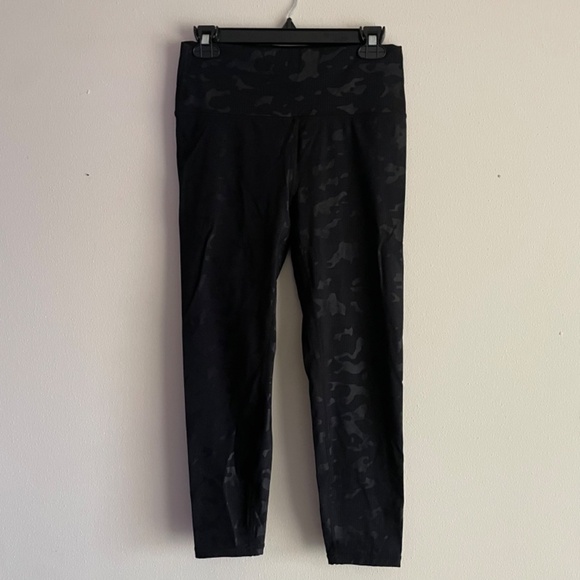 Zyia Active Black Battleship Camo Luxe Leggings Size 6-8 - Picture 6 of 8